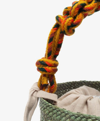 GUANABANA TOQUILLA BASKET BAG KHAKI