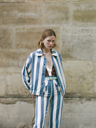 LA VESTE PARASOL PANTS BLUE
