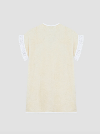 LA VESTE PITAYA TOWEL DRESS MARFIL