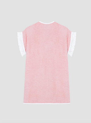LA VESTE PITAYA TOWEL DRESS PINK