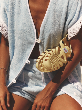 LA VESTE PITAYA TOWEL DRESS CELESTE