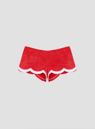 LA VESTE WAVE SHORTS RED