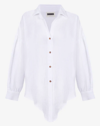 ENAGUAS BLUSA IBIZA BLANCA