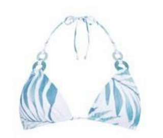 ALICIA SWIM EVA DUO BIKINI TOP IN PALMS