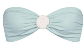 ALICIA SWIM KATE SHELL BIKINI TOP IN COASTAL