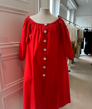 JAUNE ZEYNEP DRESS RED