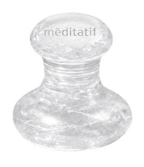 MEDITATIF MUSHROOM FACIAL MASSAGER CLEAR QUARTZ