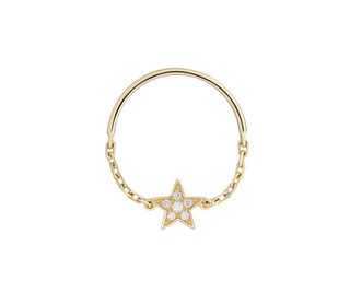 SAMANTHA TEA LONE STAR CHAIN RING