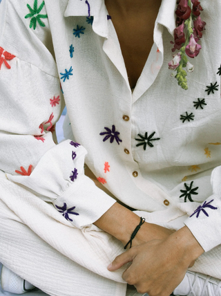 ENAGUAS BLUSA MALI FLORES
