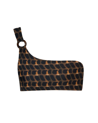 Carla Coco Bikini Top In Coquillage By Alicia Swim