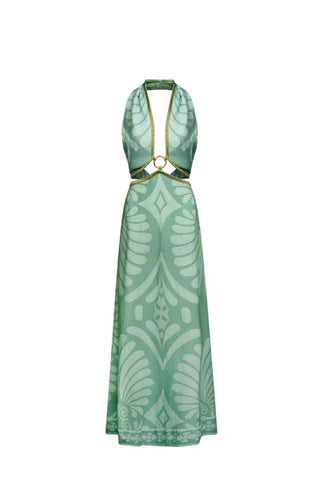 NATACHA & VANESSA DRESS ALLEGRA GREEN