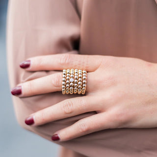 22 JEWELRY JOJO RING 4MM SIZE 8