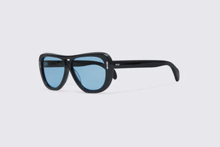 DELARGE GILMOUR BLACK SUNGLASSES