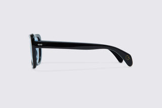 DELARGE GILMOUR BLACK SUNGLASSES
