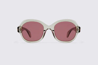 DELARGE MODOTTI TRANSPARENT SAND SUNGLASSES