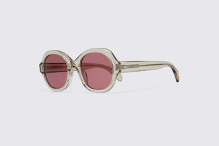 DELARGE MODOTTI TRANSPARENT SAND SUNGLASSES