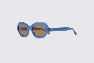 DELARGE ASAWA MILKY BLUE SUNGLASSES