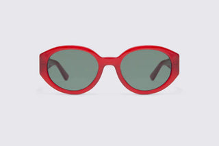 DELARGE BARDI MILKY RED SUNGLASSES
