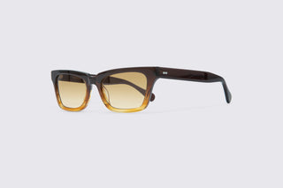 DELARGE DULAC GARDIENT BROWN-AMBER SUNGLASSES