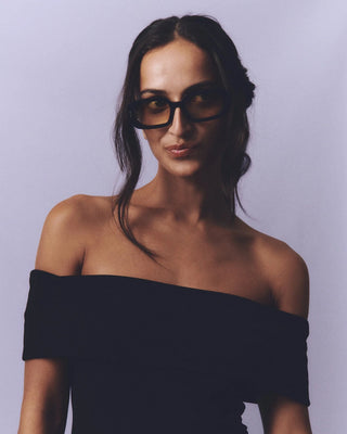 DELARGE DUNCAN BLACK SUNGLASSES