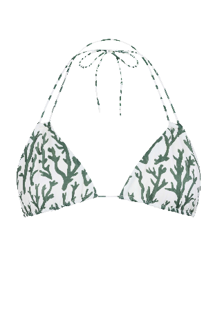 EVA BIKINI TOP IN JUNGLE CORAL