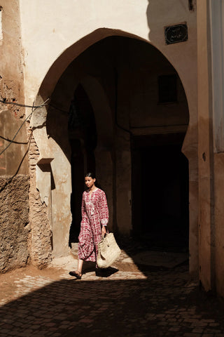 KLEED SANNAR AUBERGINE DRESS