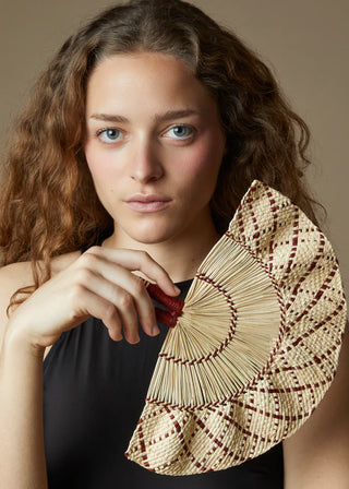 ALIU PALMA FAN TERRACOTA
