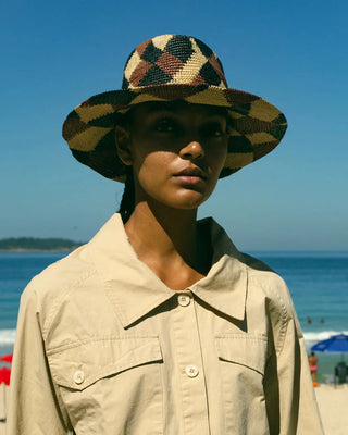 GREENPACHA GAVA BROWN HAT