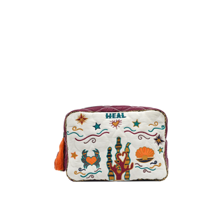 MONOKI HEAL BIG POUCH - BLACK & WHITE
