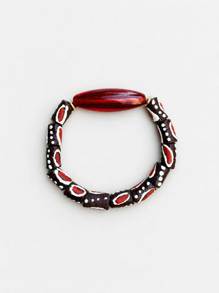 BINIBECA CZECH GLASS RED BRACELET