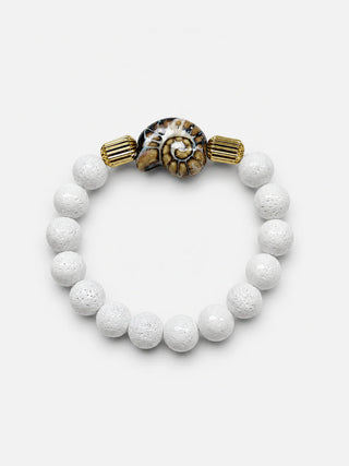 BINIBECA WHITE CORAL AMMONITE HERO BRACELET