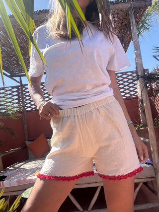 NINALEUCA SHORTS CROCHET