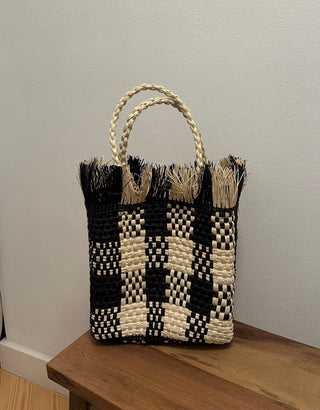 ALIU PALMA MINI VICHY BLACK BAG