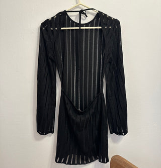 KUKHAREVA VAL DRESS PITCH BLACK