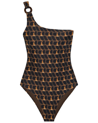 Jodie Coco One-Piece Swimsuit In Coquillage By Alicia Swim