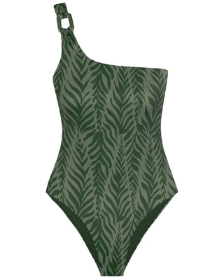Jodie Coco One-Piece Swimsuit In Tropic Waves By Alicia Swim