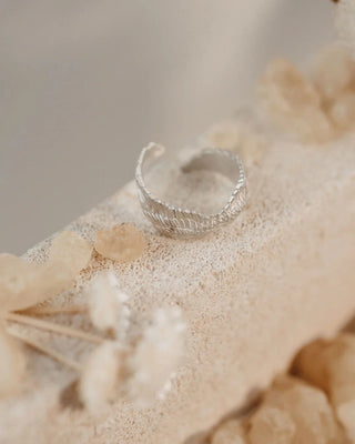 AMARE OMNIA ABRAZO DE UN ANGEL RING SILVER