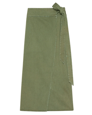 THE GREAT THE WRAP SKIRT CLASSIC ARMY