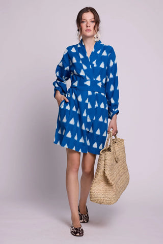 KLEED TURQUOISE SAVANNAH SHORT KIMONO