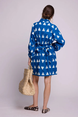KLEED TURQUOISE SAVANNAH SHORT KIMONO