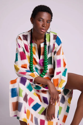 KLEED NAGAR SQUARES KAFTAN
