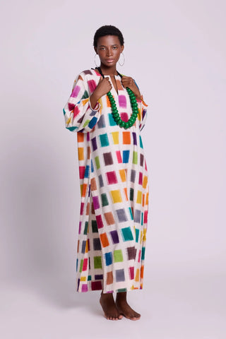 KLEED NAGAR SQUARES KAFTAN