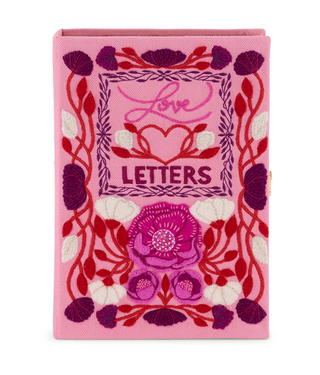 OLT BOOK CLUTCH LOVE LETTERS CARNATION BIO