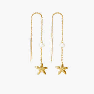 OCEANO JEWELS LES SALINES EARRINGS GOLD VERMEIL STARFISH