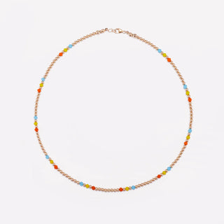 22 JEWERLY MILA RAINBOW NECKLACE 3MM
