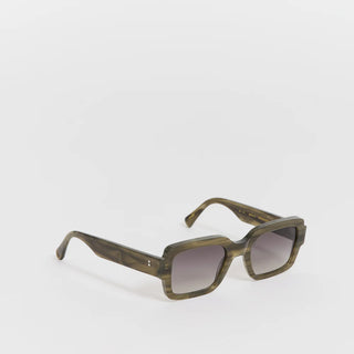MONOKEL APOLLO GREEN DEMI GREY GRADIENT LENS SUNGLASSES
