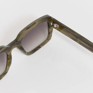 MONOKEL APOLLO GREEN DEMI GREY GRADIENT LENS SUNGLASSES
