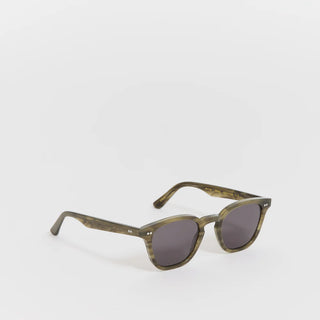 MONOKEL RIVER GREEN DEMI GREY SOLID LENS SUNGLASSES