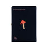OLYMPIA LE-TAN  OPEN YOUR MIND NAVY BOOK CLUTCH