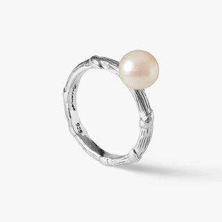 OCEANO JEWELS BEL AIR RING SILVER WHITE PEARL 8-9MM